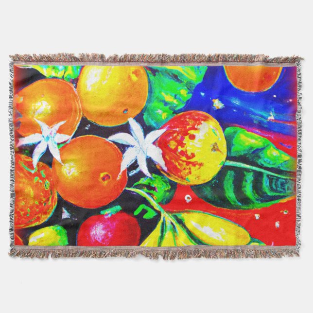 Cobertor Frutas estonteantes do céu estrelado. Comprar Agor (Frente)