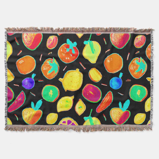 Cobertor Frutífera Neon Visions Design (Frente)