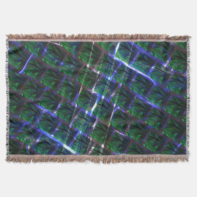 Cobertor Fundo de imagem verde qualidade flutu ando? (Frente)