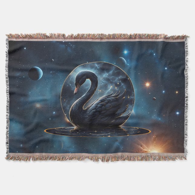 Cobertor Galáctica Grace: O Cisne Negro. (Frente)