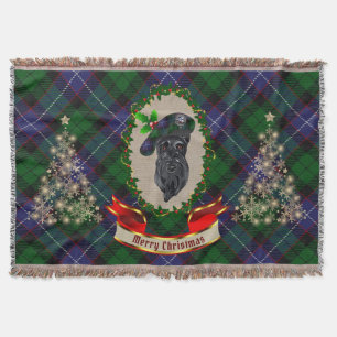 Cobertor Galbraith Scottie Dog Christmas
