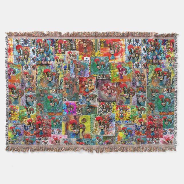 Cobertor Galo de Barcelona, Portugal (Frente)