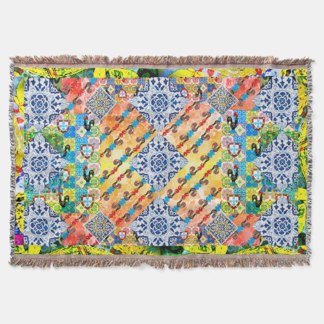 Cobertor Galo de Barcelona, Portugal (Frente)