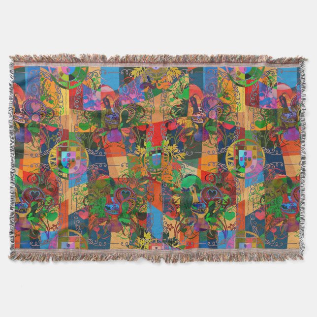 Cobertor Galo de Barcelona, Portugal (Frente)