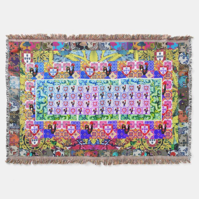 Cobertor Galo de Barcelona, Portugal (Frente)