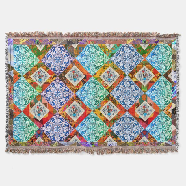 Cobertor Galo de Barcelona, Portugal (Frente)