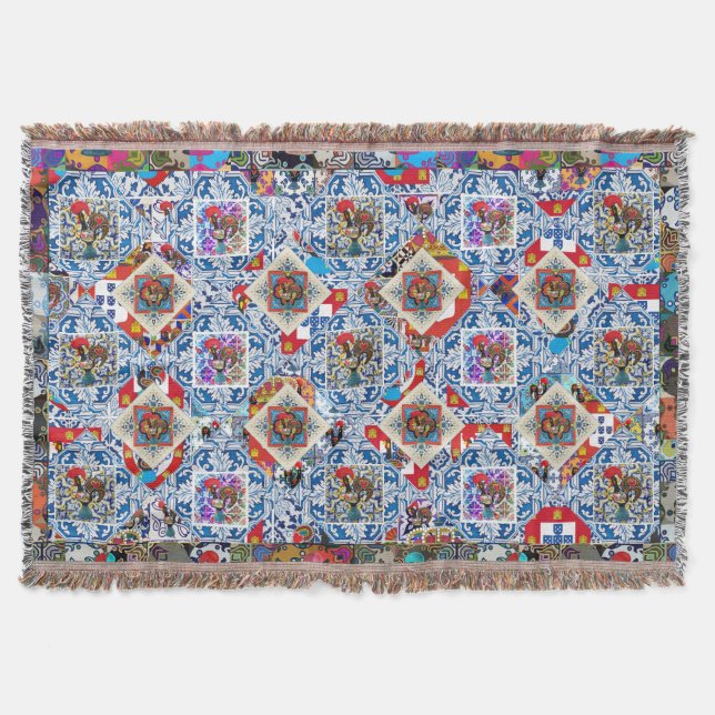 Cobertor Galo de Barcelona, Portugal (Frente)