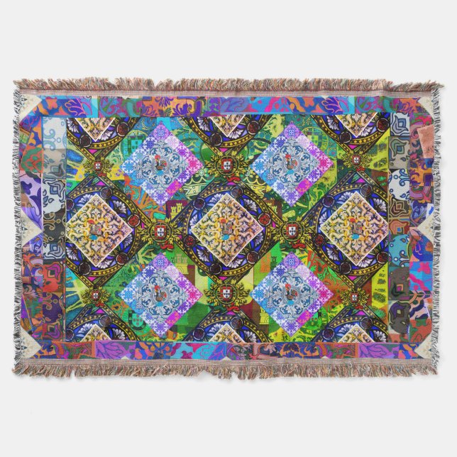 Cobertor Galo de Barcelona, Portugal (Frente)