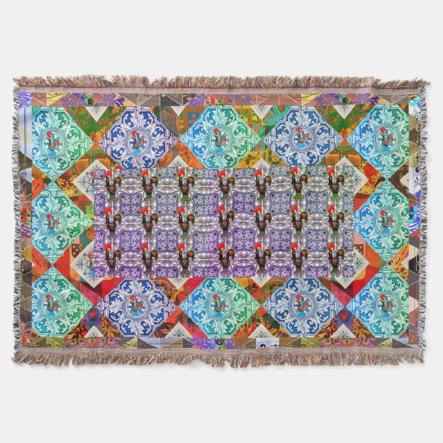 Cobertor Galo de Barcelona, Portugal (Frente)