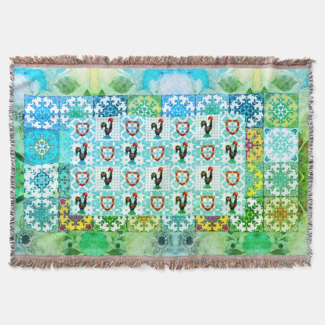 Cobertor Galo de Barcelona, Portugal (Frente)