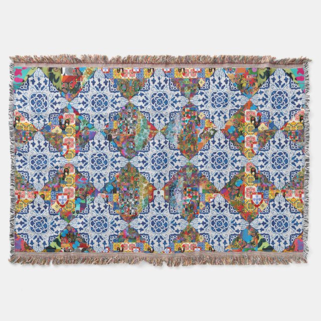 Cobertor Galo de Barcelona, Portugal (Frente)