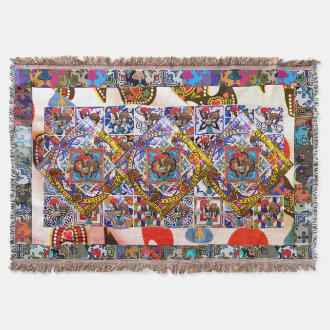 Cobertor Galo de Barcelona, Portugal (Frente)