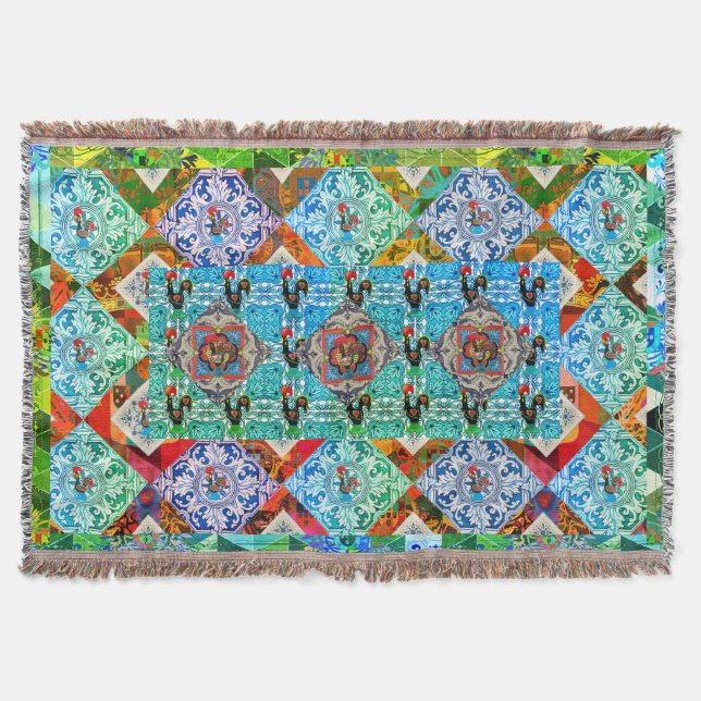 Cobertor Galo de Barcelona, Portugal (Frente)