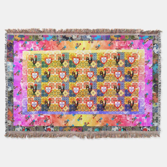 Cobertor Galo de Barcelona, Portugal (Frente)