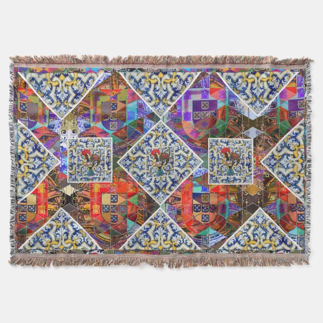 Cobertor Galo de Barcelona, Portugal (Frente)