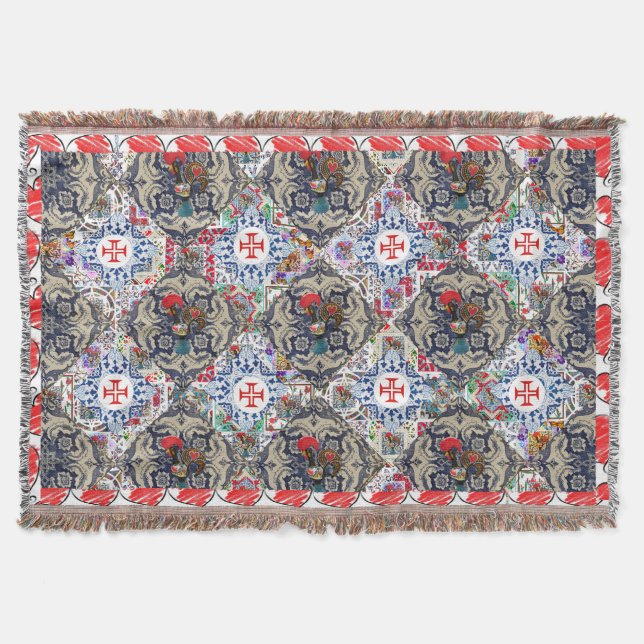 Cobertor Galo de Barcelona, Portugal (Frente)