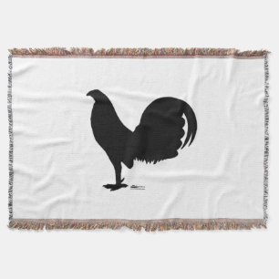 Cobertor Gamecock Rooster Silhouette
