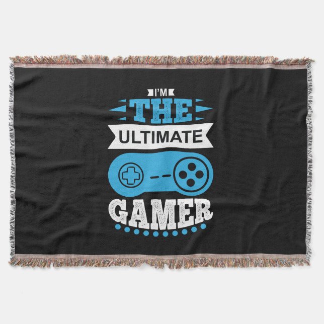 Cobertor Gamer Gift I Am The Ultimate Gamer (Frente)