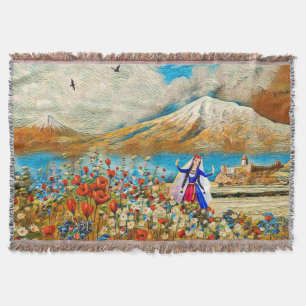 Cobertor Garota Flor