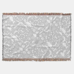 Cobertor Garotas-Cinza-de-bruxa-branca