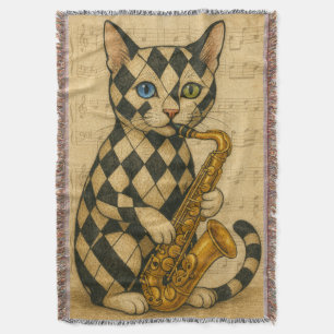 Cobertor Gato de Jazz