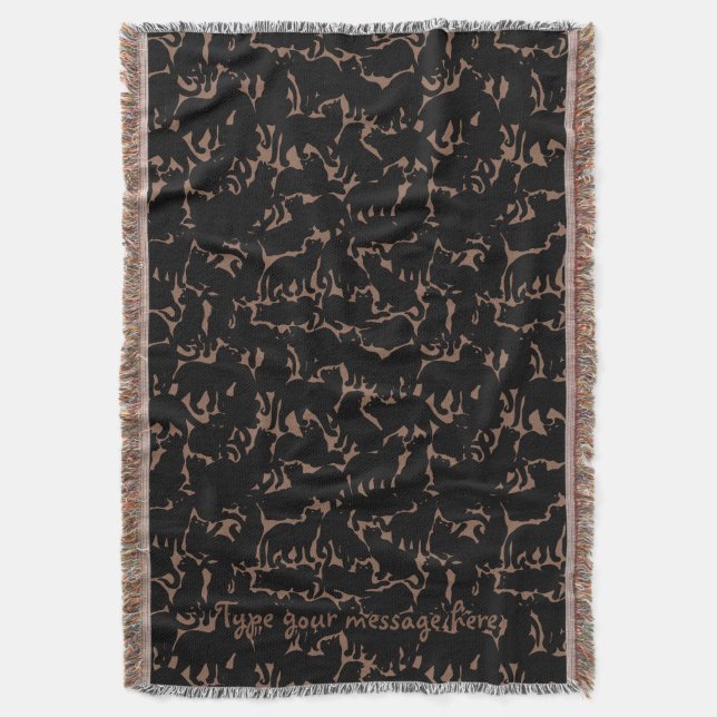 Cobertor Gato Lover Blanket Le Chat Gato Lançado (Frente Vertical)