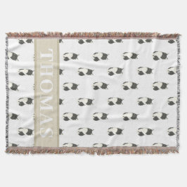 Cobertor Gato Ragamuffin Tuxedo Doméstico de Pelo Médio