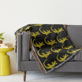 Cobertor Gecko Throw Blanket