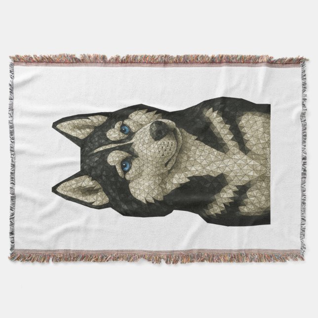 Cobertor Gema de Husky Siberiano (Frente)