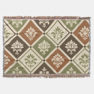 Cobertor Geometric Floral