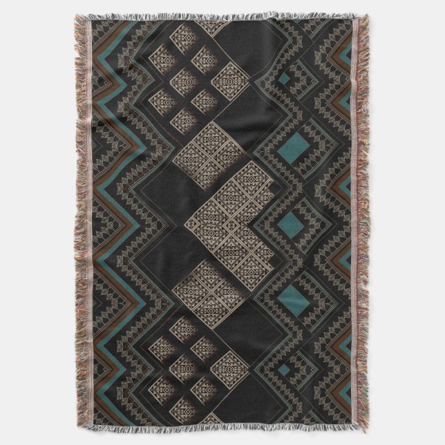 Cobertor Geometric Pattern  (Frente Vertical)