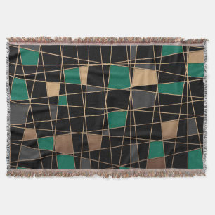 Cobertor Geométrico, abstrato