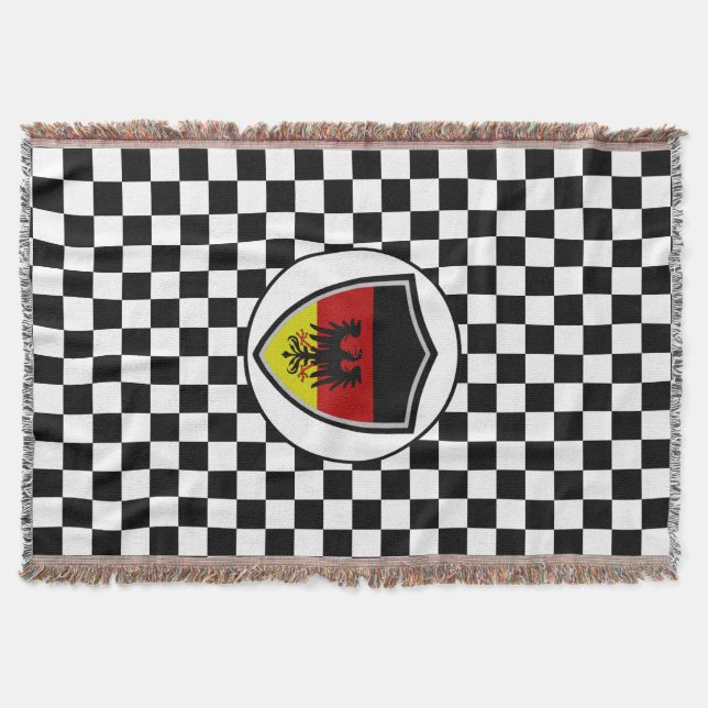 Cobertor German flag-coat arms throw blanket (Frente)