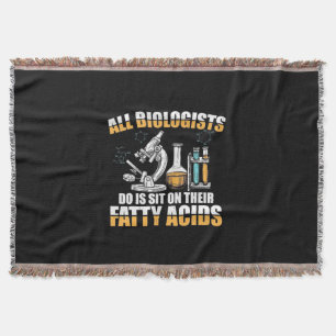 Cobertor Gifts Teacher All Biologists Do It