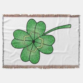 Cobertor Glitter Four Leaf Clover