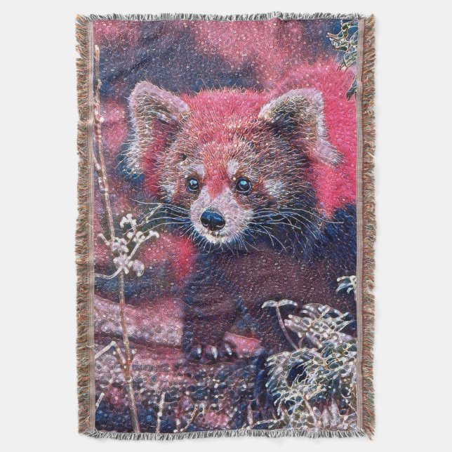 Cobertor GlitzyAnimal_RedPanda_005 (Frente Vertical)