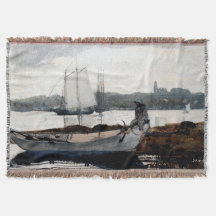 Gloucester Harbour e Dory Winslow Homer 1880