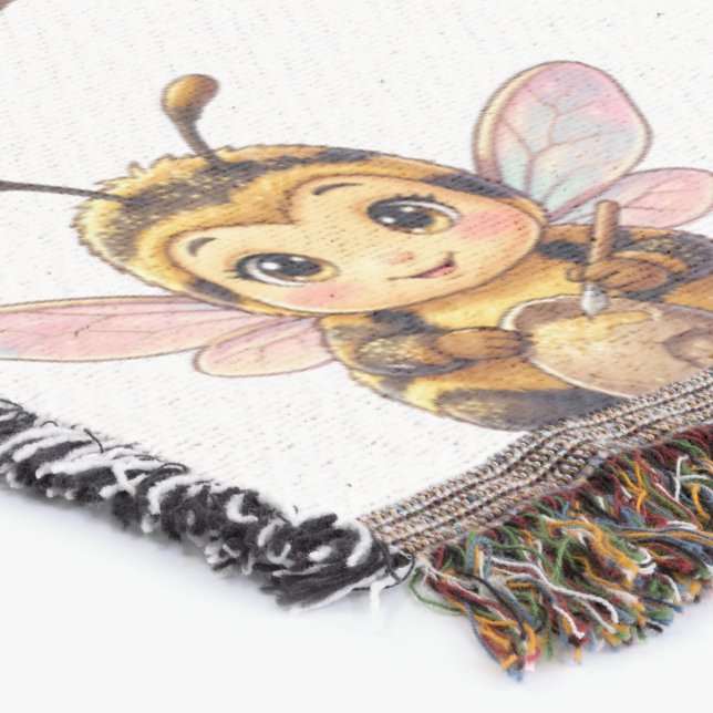 Cobertor Golden Bumblebee in Bloom Dance.10 (Canto)