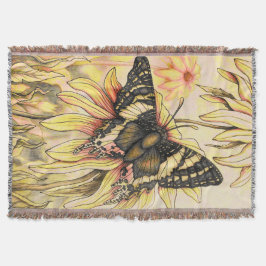 Cobertor Golden Butterfly