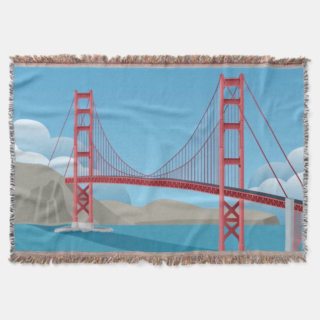 Cobertor Golden gate bridge | San Francisco (Frente)