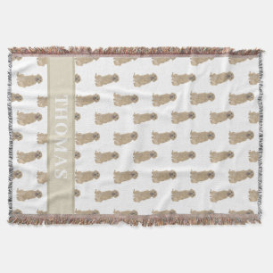 Cobertor Golden Retriever Personalizado