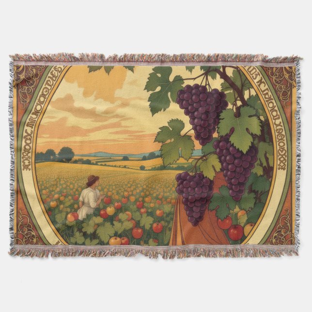 Cobertor   Goldene Herbsternte – Reichtum der Natur (Frente)