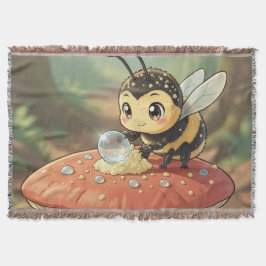 Cobertor Goldene Hummel im Blütentanz