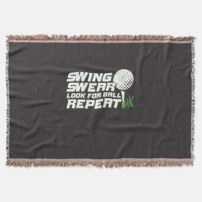 Cobertor Golfer Swing Sweat Procura Bola (Frente)