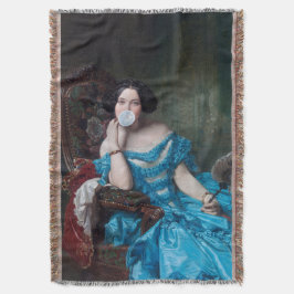 Cobertor Goma-bolha Diva em cebola azul