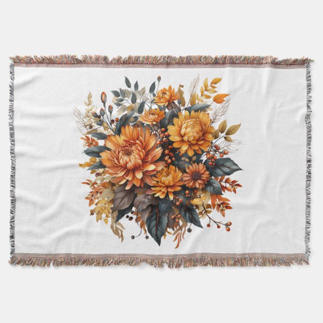 Cobertor Gorgeed Fall Floral (Frente)