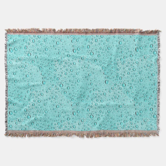 Cobertor Gotas aquamarinas (Frente)