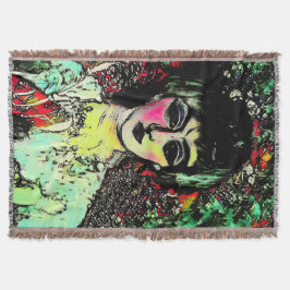 Cobertor Gothic Beauty Portrait 