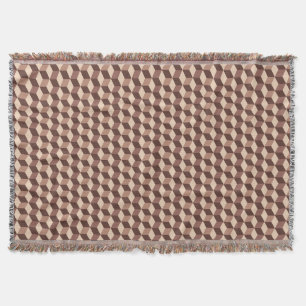 Cobertor Grade, Taupe, Brown e bege modernos do diamante