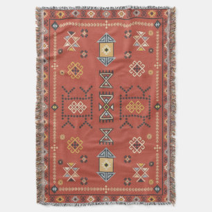 Cobertor Grande Atlas Estrela — Mosaico Berbere Andaluz Orn